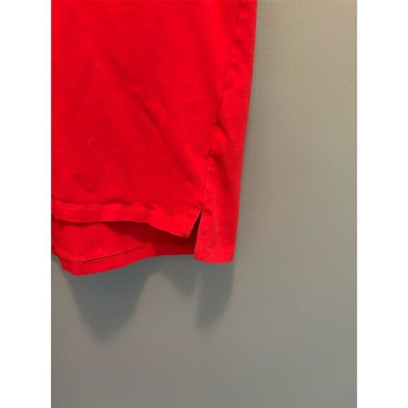 Armani Exchange Men's V-Neck T-Shirt Red Size L Standard Short Sleeve Slim Fit - Picture 2 of 10